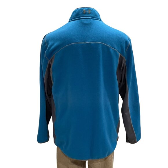Under Armour Mens Quarter Zip Fleece Pullover Athletic Layer Outdoor Sportswear - Picture 5 of 9